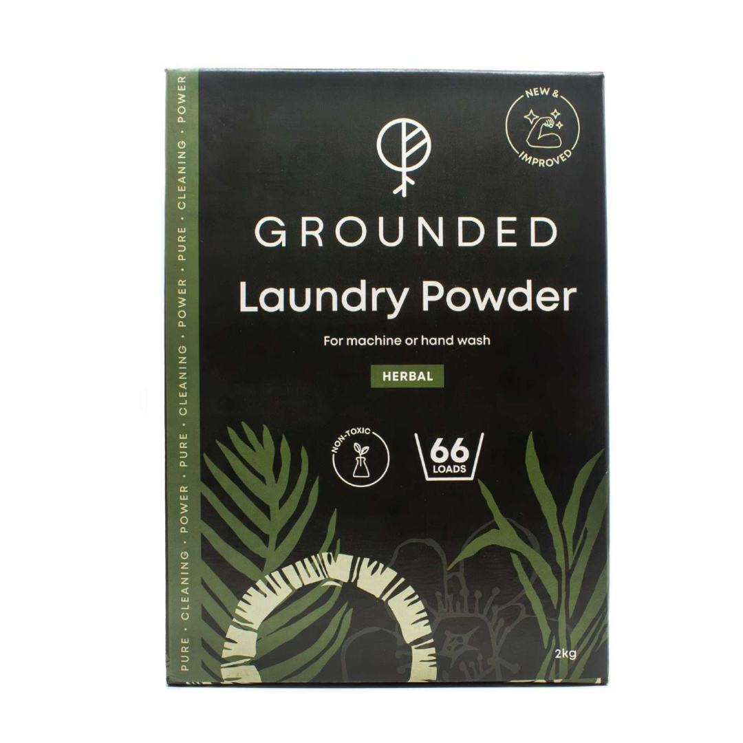 GROUNDED LAUNDRY POWDER HERBAL 450G